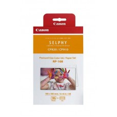 Набор Canon RP-108 Ink/Paper set для SELPHY CP1300/1200/910/820 арт.:8568B001