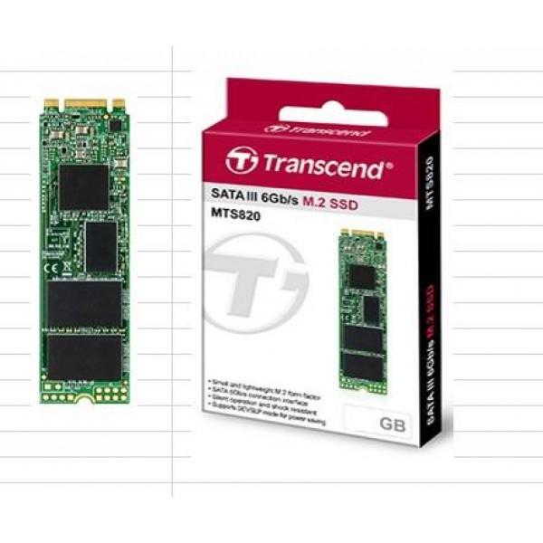 Твердотельный диск 480GB Transcend MTS820, 3D NAND, M.2, SATA III [R/W - 560/520 MB/s] арт.:TS480GMTS820S