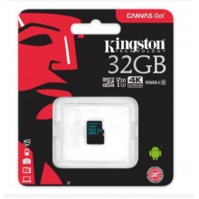 Kingston Technology Флеш карта microSD 32GB Kingston microSDHC Class UHS-I U3 V30 Canvas Go 45MB/s арт.:SDCG2/32GBSP