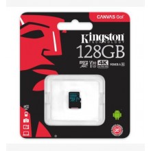 Kingston Technology Флеш карта microSD 128GB Kingston microSDXC Class UHS-I U3 V30 Canvas Go 45MB/s арт.:SDCG2/128GBSP