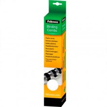 Пружины для переплета пластиковые Fellowes®, 6 мм., (2-20 листов), 25 шт., 21 кольцо, белые. арт.:FS-53300