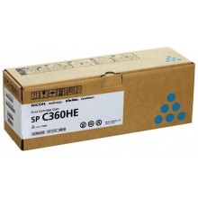 Тонер-картридж тип SP C360HE (5K) голубой Ricoh SP C360DNw/SP C360SNw/SP C360SFNw/SP C361SFNw арт.:408185