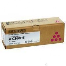 Тонер-картридж тип SP C360HE (5K) малиновый Ricoh SP C360DNw/SP C360SNw/SP C360SFNw/SP C361SFNw арт.:408186
