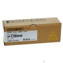 Тонер-картридж тип SP C360HE (5K) желтый Ricoh SP C360DNw/SP C360SNw/SP C360SFNw/SP C361SFNw арт.:408187 Тонер-картридж тип SP C360HE (5K) желтый Ricoh SP C360DNw/SP C360SNw/SP C360SFNw/SP C361SFNw арт.:408187