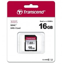 Флеш карта SD 16GB Transcend SDHC UHS-I U1 арт.:TS16GSDC300S