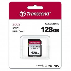 Флеш карта SD 128GB Transcend SDХC UHS-I U3 арт.:TS128GSDC300S