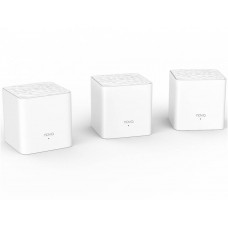 Tenda MW3(3-pack) Двухдиапазонная Wi-Fi Mesh система АС1200, до 300 Мбит/с на 2,4 ГГц + до 867 Мбит/с на 5 ГГц