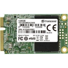 Твердотельный диск 128GB Transcend MSA230S, mSATA, SATA III, 3D TLC [ R/W - 400/550 MB/s] арт.:TS128GMSA230S