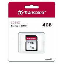 Флеш карта SD 4GB Transcend SDHC Class 10 арт.:TS4GSDC300S
