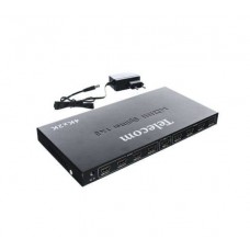 VCOM Разветвитель HDMI 1=>8 4k@30 HZ Telecom. арт.:TTS7010