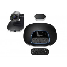 Logitech Веб-камера Conference Cam Group, Full HD 1920 х 1080, 90°, автофокус, USB, кабель 5м., черный/серебристый. арт.:960-001057