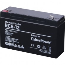 CyberPower Аккумуляторная батарея SS RС 6-12 / 6 В 12 Ач арт.:RC 6-12