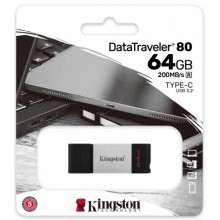 Kingston Technology Флеш накопитель 64GB Kingston DataTraveler 80 USB 3.2 Type-C арт.:DT80/64GB