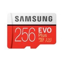 Флеш карта microSD 256GB SAMSUNG EVO PLUS microSDXC Class 10, UHS-I, U3 (SD адаптер) 90MB/s,100MB/s арт.:MB-MC256HA/RU