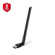 Mercusys MU6H Wi-Fi USB-адаптер высокого усиления AC650, до 200 Мбит/с на 2,4 ГГц + до 433 Мбит/с на 5 ГГц, USB 2.0