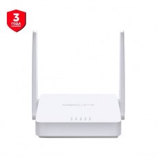Mercusys MW300D Wi-Fi роутер с ADSL2+ модемом N300, до 300 Мбит/с на 2,4 ГГц, LAN 3x10/100 Мбит/с, порт RJ11, 2 антенны