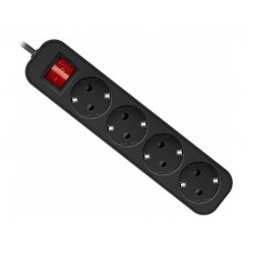 Defender Удлинитель с заземлением G430 Выключатель, 3.0 м, 4 розетки арт.:99338