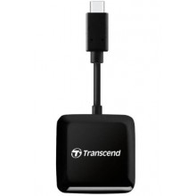 Устройство чтения/записи флеш карт Transcend RDC3 SD/microSD Card Reader, USB 3.2 Gen 1, Black, Type C арт.:TS-RDC3