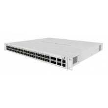 MikroTik CRS354-48P-4S+2Q+RM Коммутатор управляемый L3, 48x1Гбит/с, SFP+ 4x10 Гбит/с, QSFP+ 2x40 Гбит/с, 48хPoE+