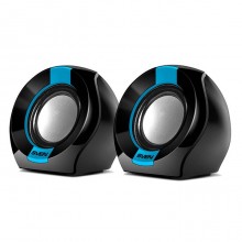 SVEN 150, чёрный-синий, USB, акустическая система 2.0, мощность 2x2,5 Вт(RMS) арт.:SV-013509