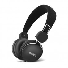SVEN Наушники проводные накладные с микрофоном AP-320M, черный (4 pin) арт.:SV-015374 SVEN Наушники проводные накладные с микрофоном AP-320M, черный (4 pin) арт.:SV-015374