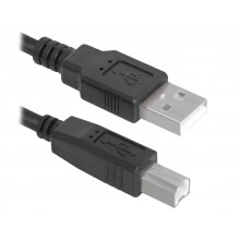 Defender Кабель USB2.0 AM-BM, 5.0м, чёрный. арт.:83765