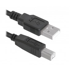 Defender Кабель USB2.0 AM-BM, 5.0м, чёрный. арт.:83765