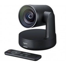 Logitech Веб-камера Conference Cam Rally, 3840 х 2160, 90°, пульт ДУ, USB 3.0, кабель Type-C, черный. арт.:960-001227