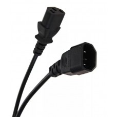 VCOM Кабель монитор - компьютер 1.8 метра 220V (UPS -> устройство) <VDE> 3G*0.5mm Aopen <ACE001-1.8M>