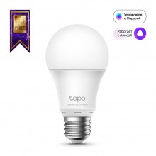 TP-Link Tapo L520E Умная диммируемая Wi‑Fi лампа, Wi-Fi 2,4 ГГц, IEEE 802.11b/g/n, цоколь: E27, 220–240 В, 50/60 Гц