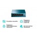 TP-Link LS105G Настольный коммутатор с 5 гигабитными портами, 5 гигабитных портов RJ45, стальной настольный корпус