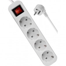 Defender Удлинитель с заземлением S450 Выключатель, 5.0 м, 4 розетки арт.:99239
