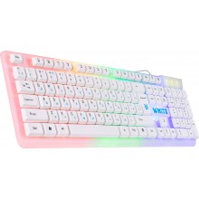 Defender Игровая клавиатура проводная White GK-172 RU, радуж. подсветка,104 кнопки арт.:45172
