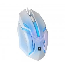 Defender Мышь проводная оптическая Cyber MB-560L 7цветов,4кнопки,1600dpi,белый арт.:52561