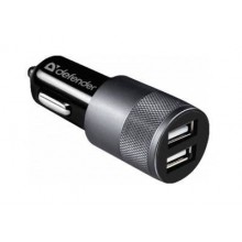 Defender Автомобильное ЗУ UCA-21 2USB, 5V/2.1A арт.:83821