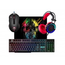 Defender Игровой набор проводной Singularity MKP-118 мышь+клавиатура+гарнитура+коврик. арт.:52118