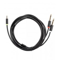 VCOM Кабель-адаптер 3.5ST(M)/2X6.35 ST(M), 3м, Telecom PRO арт.:TAV6168-3M