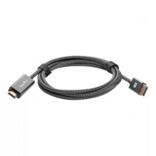 VCOM Кабель DisplayPort M-> HDMI M 4K@60Hz 1.8m Telecom,оплетка арт.:TA561M-1.8M