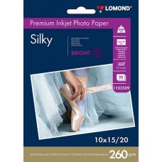 Фотобумага ПРЕМИУМ для стр.печати LOMOND 10х15см 260 г/м2 односторонняя Silky Bright 20л арт.:1103309