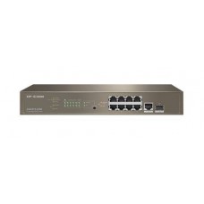 IP-COM G5310P-8-150W Управляемый PoE гигабитный коммутатор L3, 8PoE портов, 1 Uplink, 1 SFP