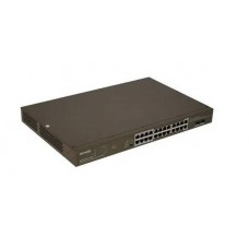 Tenda TEG1126P-24-410W Коммутатор неуправляемый PoE, 26 портов, 24x1 Гбит/с, PoE 24х30 Вт (до 370Вт), SFP 2x1 Гбит/с