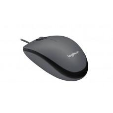 Logitech M90 Мышь проводная, оптическая, 1000 dpi, USB, кабель 1,8 м, темно-серый. арт.:910-001793