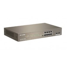 IP-COM G1110P-8-150W Коммутатор неуправляемый PoE, 10 портов, 8x1 Гбит/с, SFP 2x1 Гбит/с, PoE 8х30 Вт (до 130 Вт)