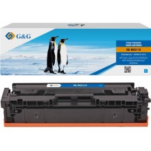 Картридж G&G, HP W2211X/207X синий 2,45k с чипом арт.:NT-PH2211XC-B-UP-V4.1-S1