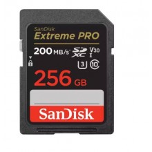 Флеш карта SD 256GB SanDisk SDXC Class 10 V30 UHS-I U3 Extreme Pro 200MB/s арт.:SDSDXXD-256G-GN4IN