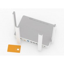 Keenetic Skipper 4G (KN-2910) Гигабитный интернет-центр с модемом 4G/3G, двухдиапазонным Mesh Wi-Fi AC1300