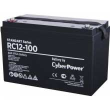 Аккумуляторная батарея CyberPower RC 12-100 12В/100Ач, клемма Болт М8 (330х173х215мм (220мм); 29кг; Срок службы 10лет)