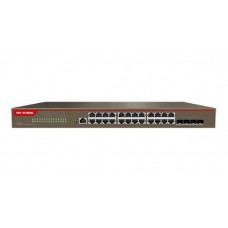 IP-COM G5328X Коммутатор управляемый 3 уровня L3, 28 портов, 24x1 Гбит/с, SFP+ 4x10 Гбит/с, установка в стойку