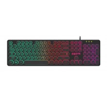 Defender Игровая клавиатура проводная Ozoth GK-106 RU,черный,радужная,104+FN арт.:45106