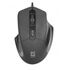 Defender Мышь проводная оптическая Datum MB-347 черный,4 кнопки, 800-1600 dpi арт.:52347
